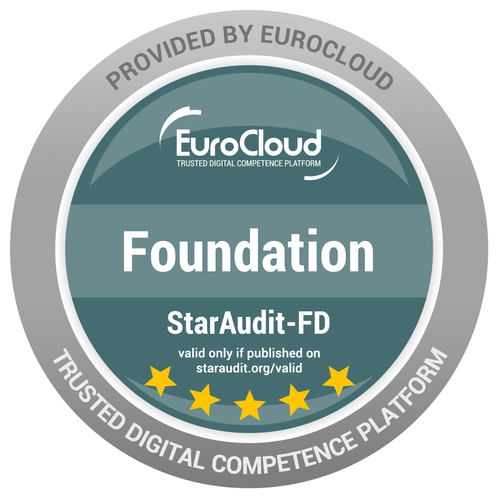 Eurocloud Foundation Zertifikat